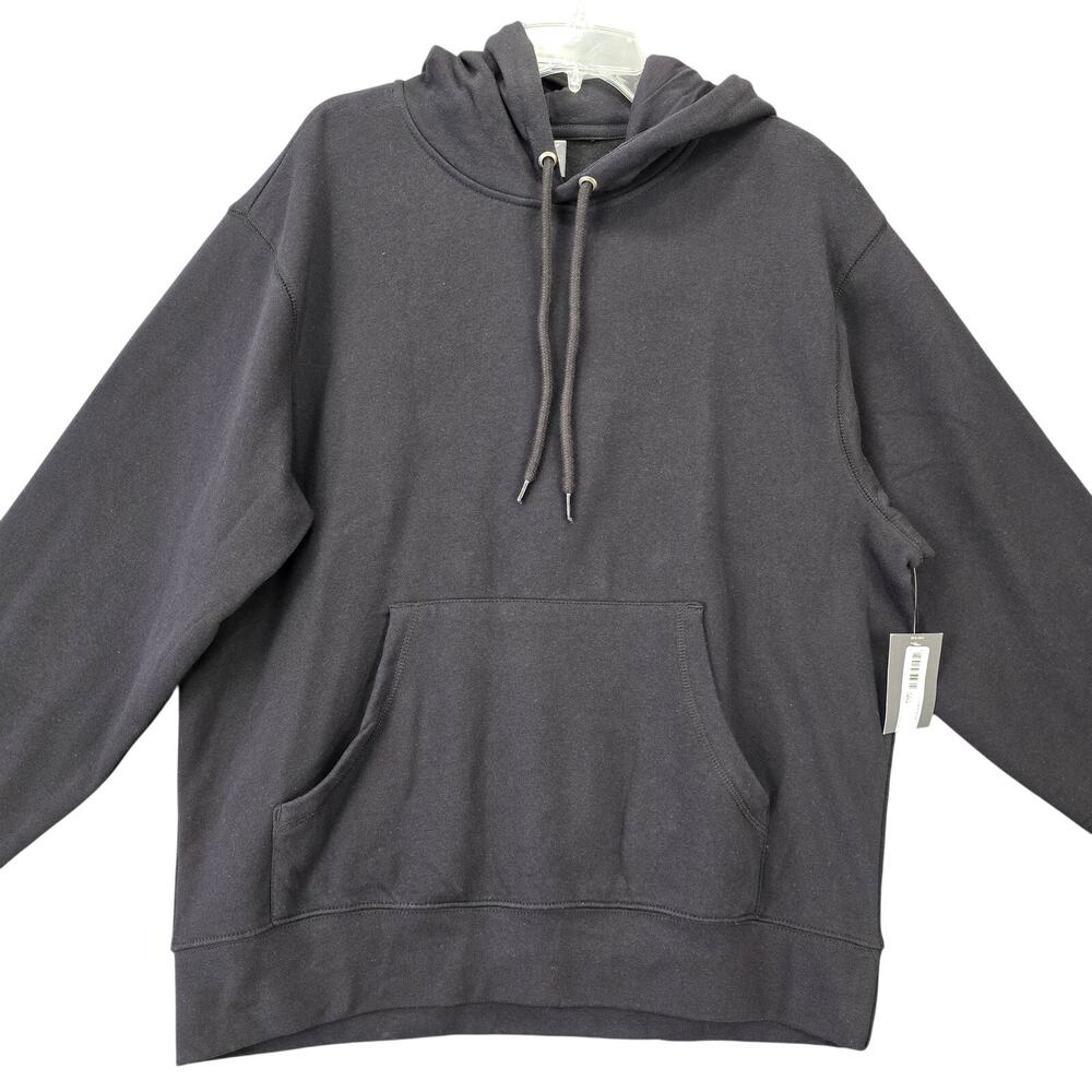 Xersion Black Sweatshirt Hoodie Long Sleeves Classic Pullover Men Size L NEW Top